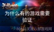 为什么有的游戏需要验证