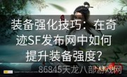 装备强化技巧：在奇迹SF发布网中如何提升装备强度？
