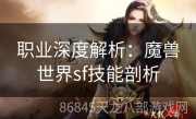 职业深度解析：魔兽世界sf技能剖析