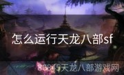 怎么运行天龙八部sf