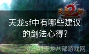 天龙sf中有哪些建议的剑法心得？