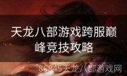 天龙八部游戏跨服巅峰竞技攻略