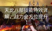 天龙八部技能特效详解，战力全方位提升！