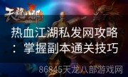 热血江湖私发网攻略：掌握副本通关技巧