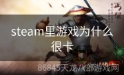 steam里游戏为什么很卡