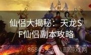 仙侣大揭秘：天龙SF仙侣副本攻略
